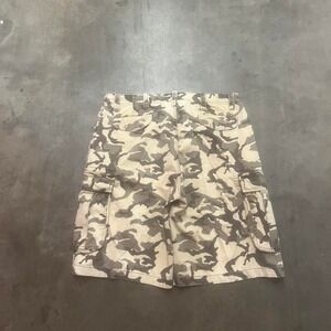 Vintage Y2K Arizona men's camo baggy skater cargo‎ utility shorts